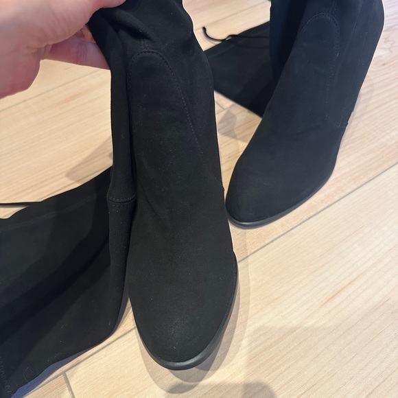 Stuart Weitzman Over The Knee Suede Hiline Boots - Picture 4 of 10